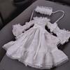 Vintage Bjd Baby Clothes Dress Up Doll Retro Dress Women Girls Doll Lolita Skirt  30cm
