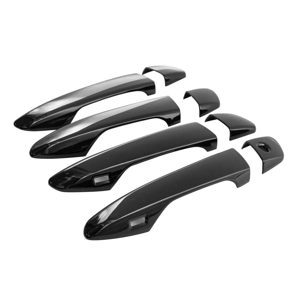 SecosAutoparts Black Door Handle Covers for Lexus IS GS ES RX and CT (SMT KH, 2-Piece Set) 2014-2022, 2013-2020, 2013-2018, 2010-2015, 2011-2017