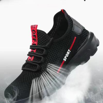 Scarpe di sicurezza per l'assicurazione del lavoro, estive da uomo anti-sfondamento, anti-perforazione, resistenti all'usura, comode e casual