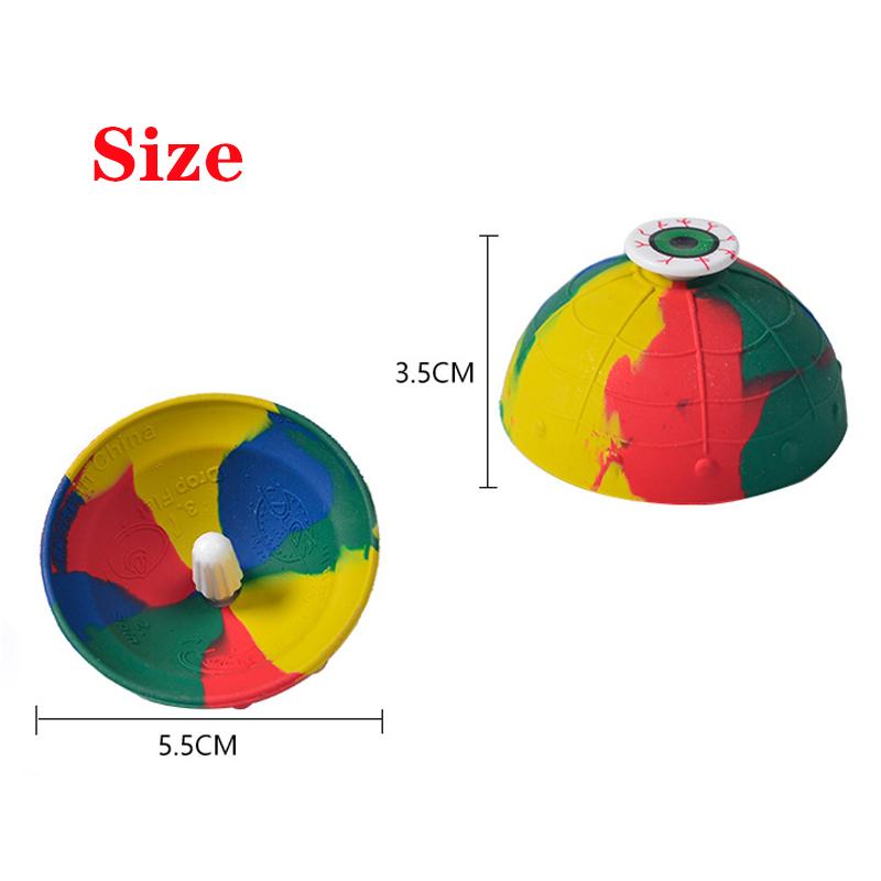 Bounce Bowls Ball Fidget Toy Decompression Spinning Stress Relief Pop Up Toy Outdoor Game Sports Fingertip Toy for Boys Girls