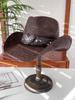 New Series Cowboy Hat Women's Men's Vintage Gentleman Dress Hat Panama Cowboy Jazz Hat Sombrero Hombre