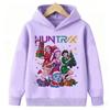 Fashion Men's and Women's Kpop Demon Hunter Christmas T-shirt Anime Children's Sweatshirt Cute Kids Top Hoodies