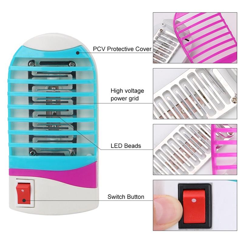 Elegant Mini Night Light Insect Repellent Mosquito Killer Lamp For Home Bedrooms
