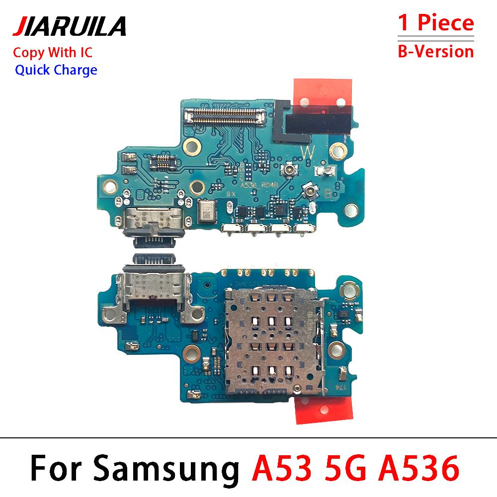 Per Samsung A13 A23 A33 A53 A52 A72 A14 A24 A34 A54 4G 5G Porta di Ricarica USB Connettore Dock Caricatore Scheda con Cavo Flessibile Micro