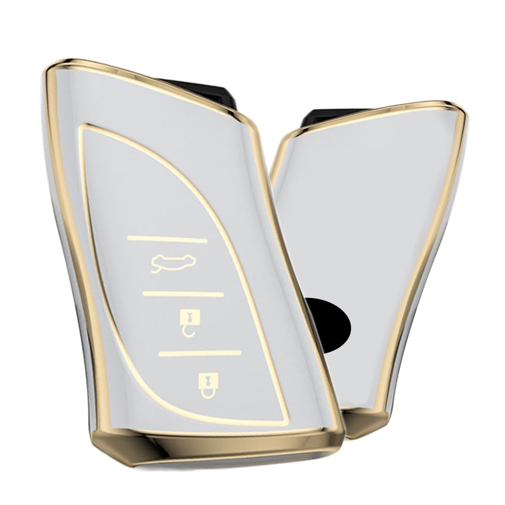 

[KUNIO] Lexus Exclusive Key Case, Key Holder, Genuine Flexible TPU Lexus ES ES300h ES350 белый