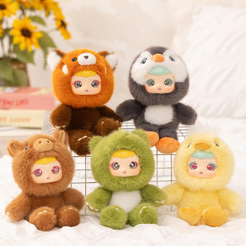 Cute Monkey Plush Bag Charm With Movable Eyes For Kids And Teens