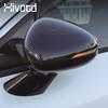 Hivotd Carbon Fiber Rearview Mirror Covers Side Mirror Protector Exterior Decoration Accessories For Kia Optima K5 dl3