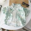 Children's Clothing Girls Boys Short-sleeved Shirts Summer Children's Tops New Beach Shirts Baby Shirts Boys
