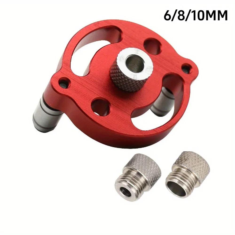 Aluminum Alloy Woodworking Dowel Center and Vertical Drilling Tool (3-10mm)