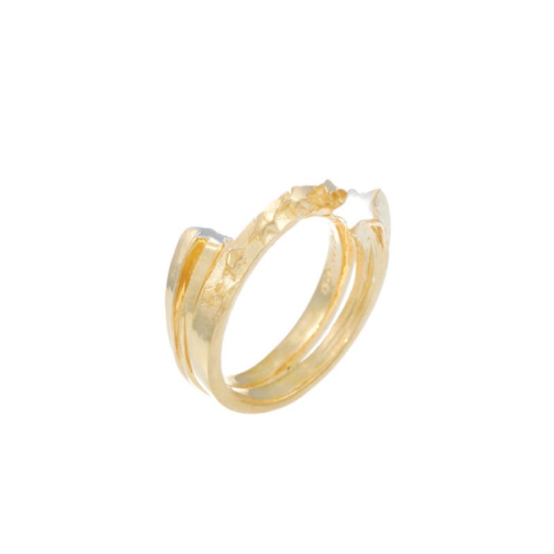 cerofar STAR LOPE RING GOLD