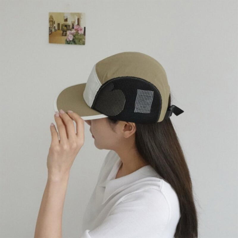 Women s Contrast Men s Buckle Mesh Hat C8287_Pink