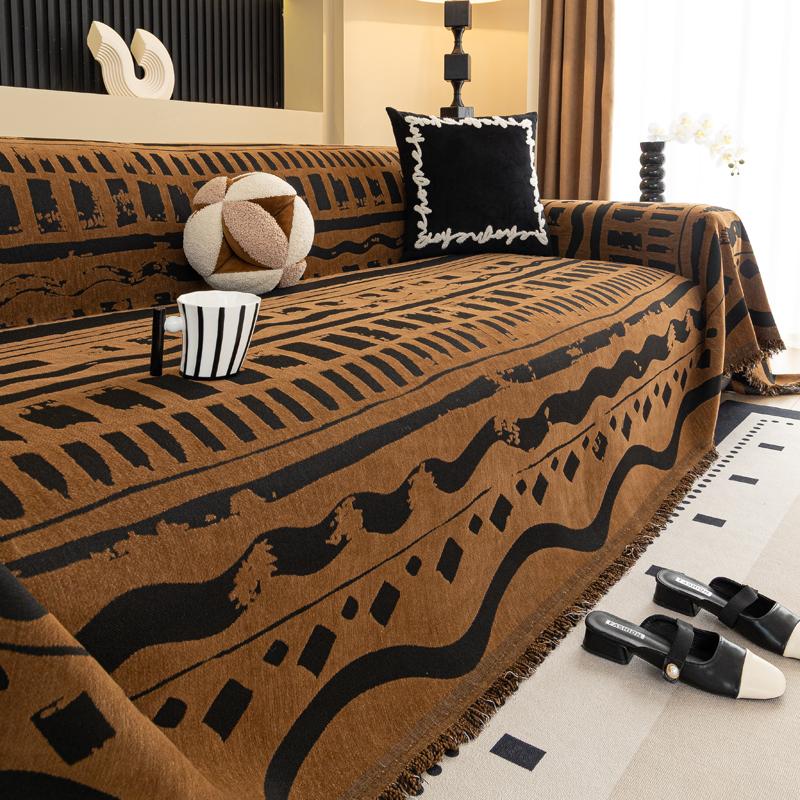 Žinylkový potah na pohovku odolný proti kočkám Plné pokrytí Protiskluzový chránič pohovky Celoroční Univerzální pohovka Kempingová deka Ochrana proti prachu