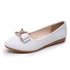 Spring Woman Flats Shoes Ballets Metal Buckle Bow Ladies Ballerina Dress Pointed Toe Slip on Loafers OL Office Casual Sapatos