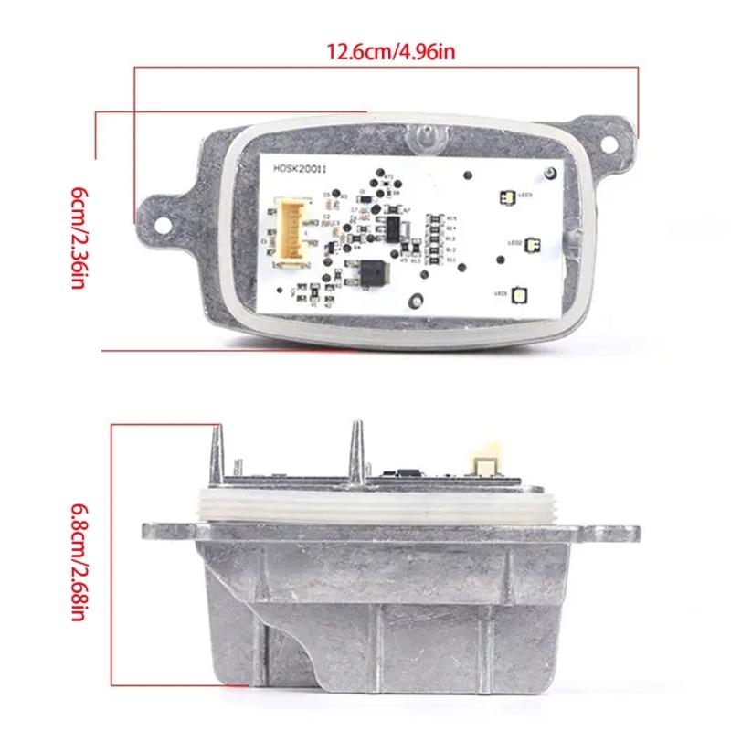 Pack of 2 Multifunctional Headlight DRL Units Supporting Fog Lights Turn Signals High Current 10A Capacity Fast Response