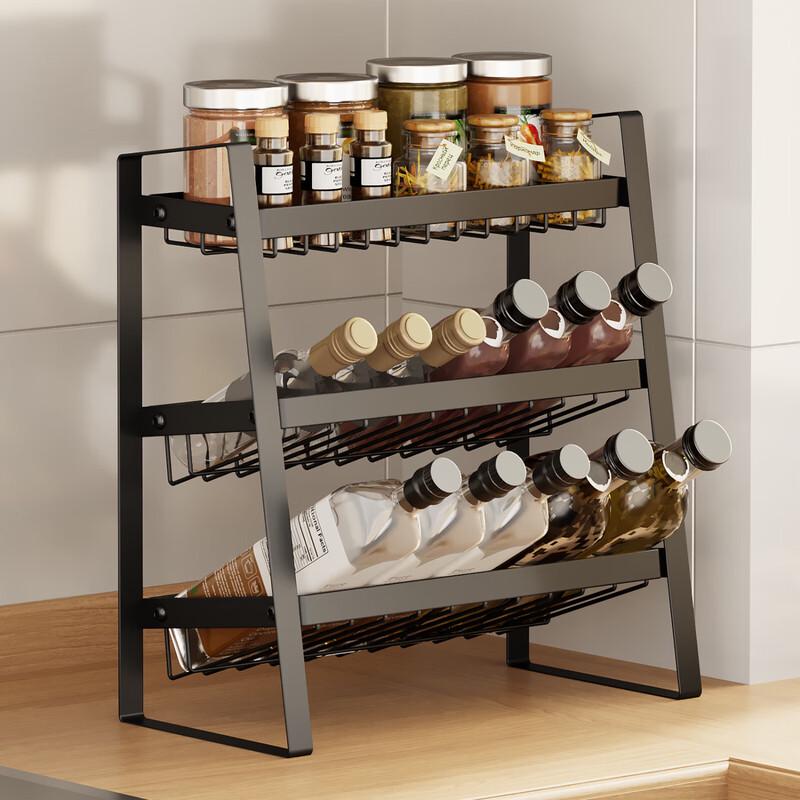 Zhi Shi 3-Tier Kitchen Countertop Spice Rack