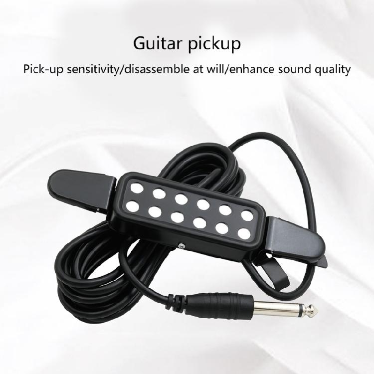 Guitar Soundhole Pickup with 300cm Cable for 39inch to 42inch Acoustic Guitars