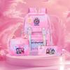 K-Pop Witch Hunters Cartoon Printed Student Pencil Bag Lunch Bag Three-Piece Backpack