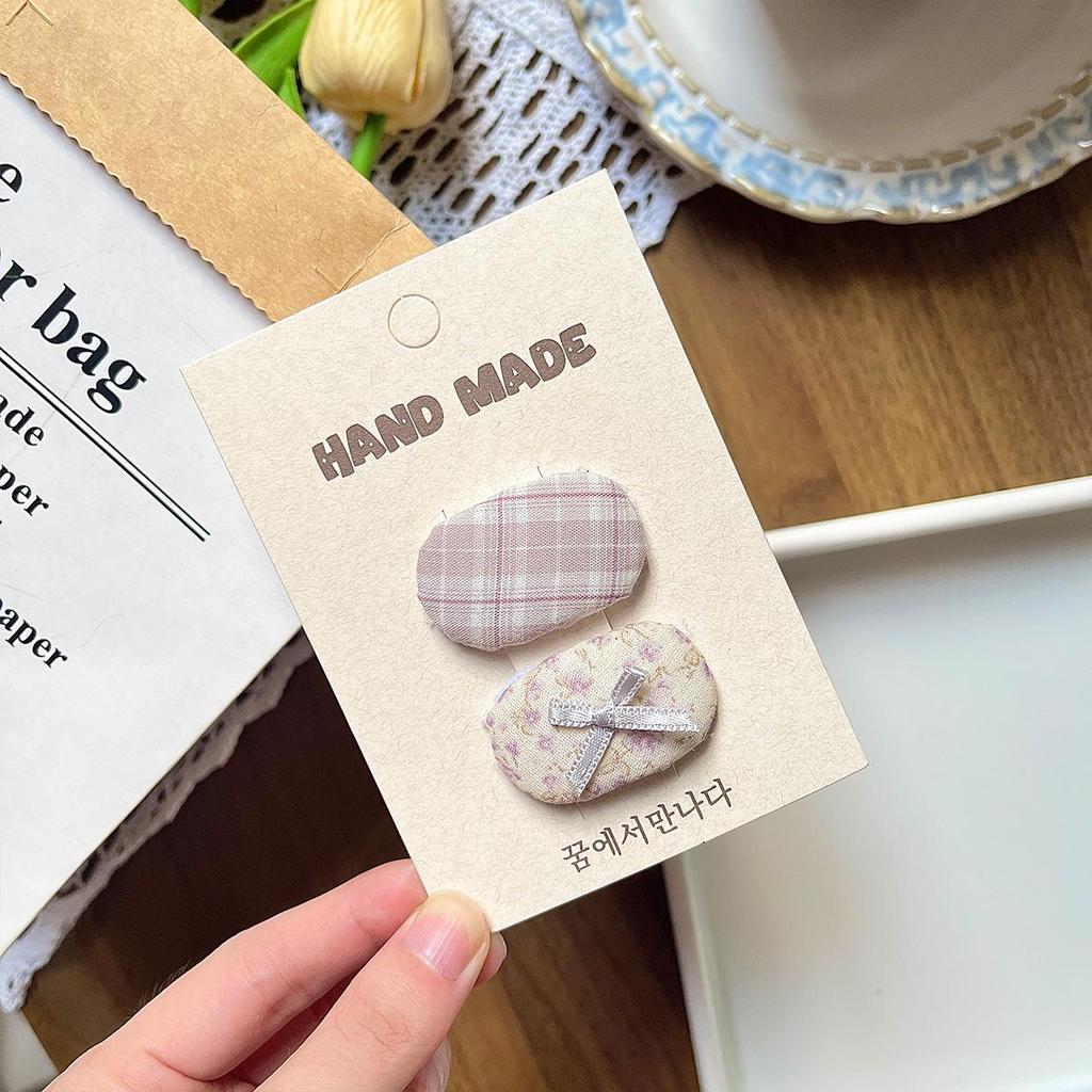 Floral Baby Hair Clips: No-Damage Fabric Hairpins for Infants & Toddlers