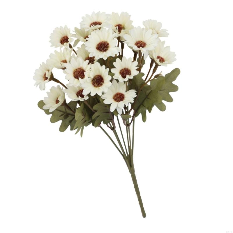 Artificial Wedding Bouquets Pack of 5 Chrysanthemum Flower for Indoors Outdoor Party Decors HX6C