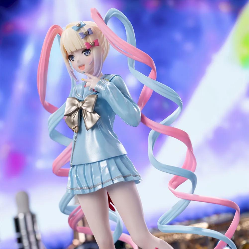 Anime Girl Figures KAngel Action Figure Virtual Uploader Ame Rain Figurine Collection Model Angel Toys Ornaments OMG kawaii chan Poseable Articulated