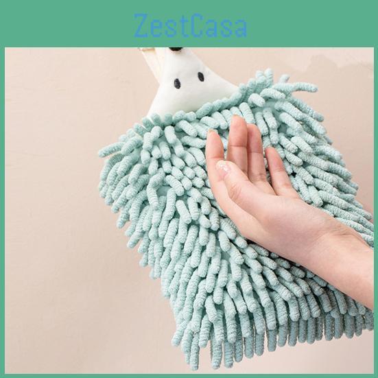 Towel Breathable Multipurpose Hand Chenille Cartoon Animal Hand Rag Bathroom Supplies
