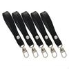 5 Pcs Zipper Ends Repair Kits Faux Leather 8.5cm Replacement Handles for Jackets Coats