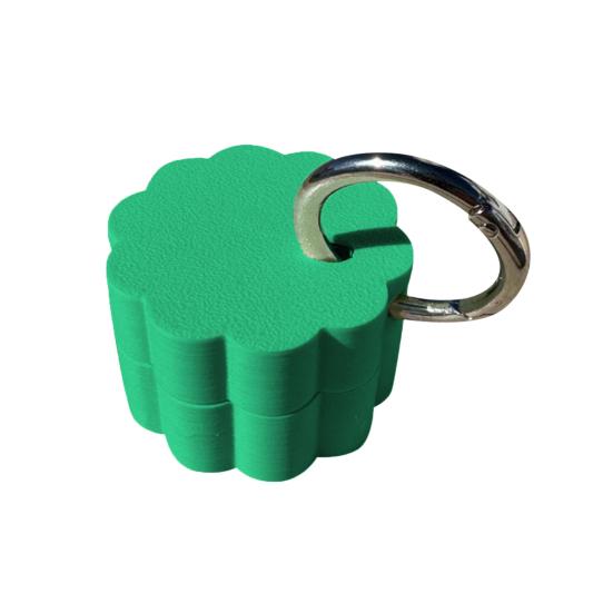 Keychain Pill Box Waterproof Compact Mini Holder Lightweight 3D Printed Container with Key Ring Small Pill Organizer Case