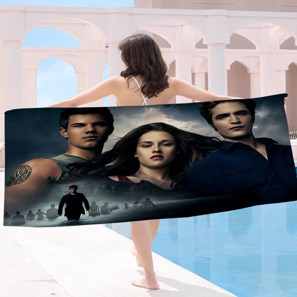 Movie Twilight Big Microfiber Beach Towels Quick Dry Towel Sand Beach Towels Pool Towel for Travel Swim Pool Yoga