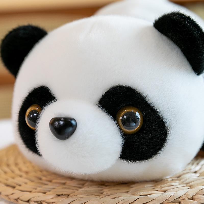 Flip Panda Doll Plush Toy Transformed Into Raccoon Doll Children's Rag Doll Gift Doll Machine