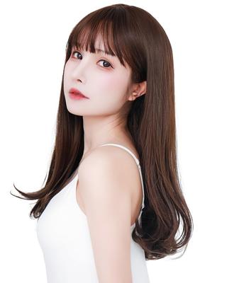 Επιβλεπόμενο από κορυφαία μακριά σγουρά κυματιστά φτιαγμένο με αδυνατιστικό κομμάτι ασφάλισης PL σκούρο [TefuRe] μέλος J-hair, στυλίστες, περούκα, υψηλής ποιότητας ίνα, φυσικό,