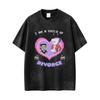 Gewaschenes Vintage-Spiel Deltarune Tenna Es ist TV-Zeit Energetischer Showmaster Lustiges Meme T-Shirt Herren Damen Lässig Humor Harajuku T-Shirts