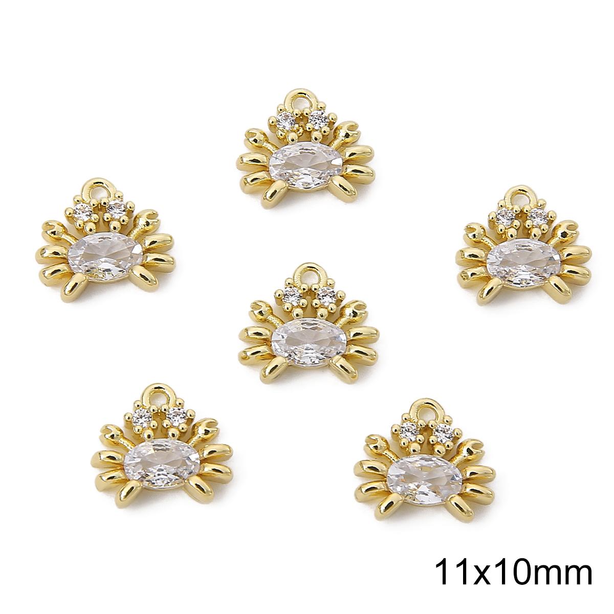 

Медный кулон серии «Морская жизнь» для изготовления ювелирных изделий своими руками, аксессуары для рукоделия 11x10mm