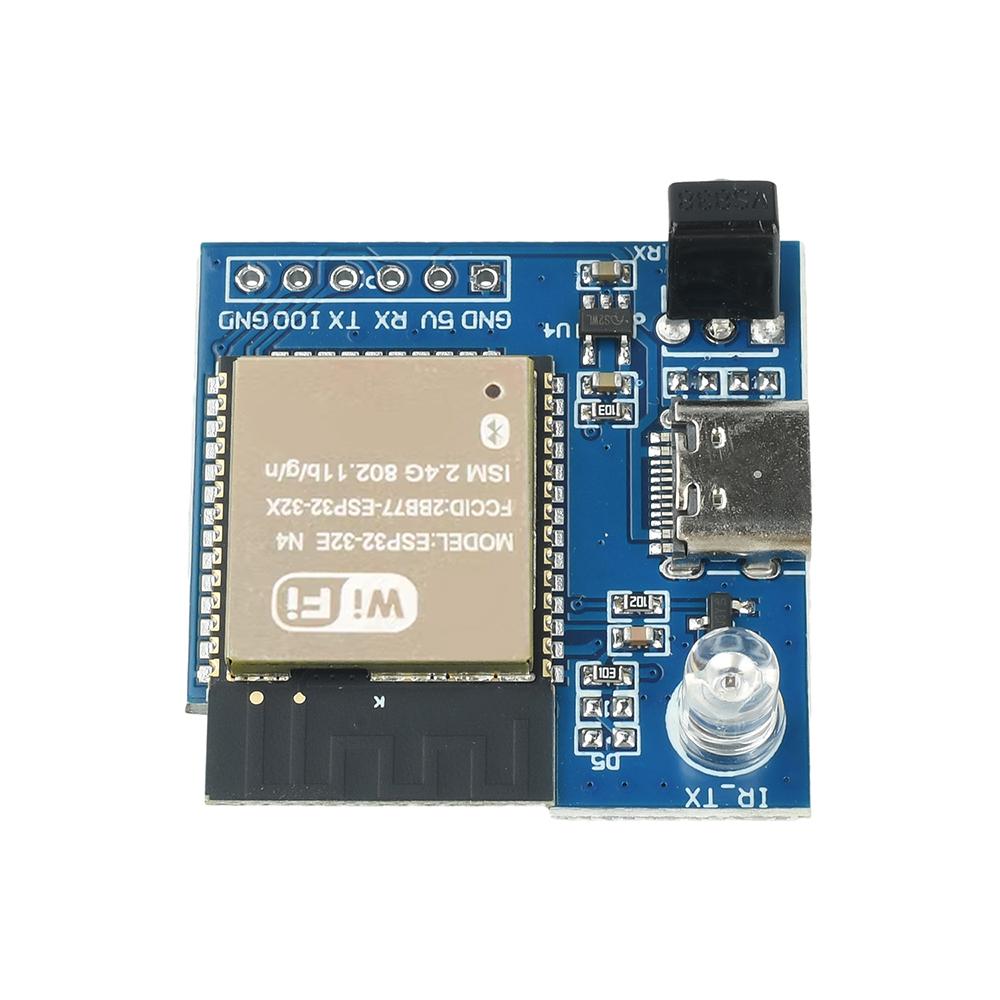 ESP32E-N4 Programmable Infrared Transmitter/Receiver NEC Command Support WiFi Pass-Through Module Wireless Remote Switch Type-C