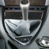 3pcs Carbon Fiber Manual Transmission Gear Shift Panel Cover For BMW 6 E63 E64