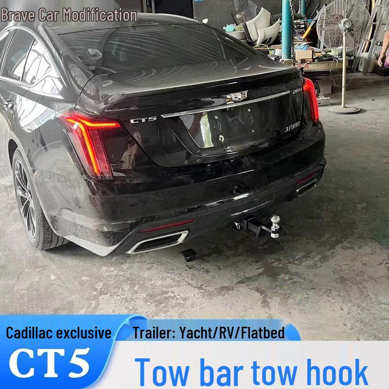 Cadillac CT5 Towing Hitch & Rear Bracket for Trailer Bar Modification