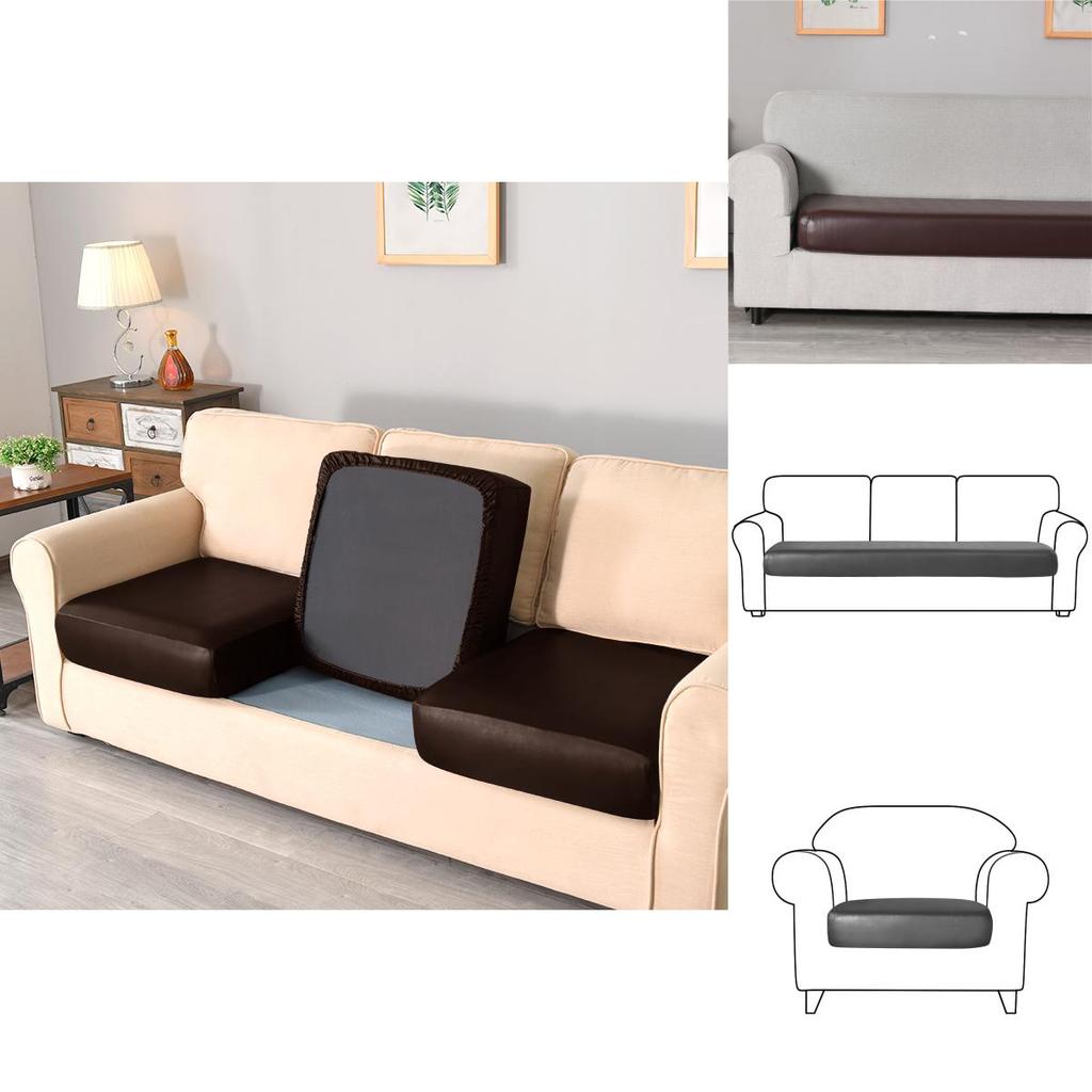 Chic Waterproof Couch Cover Seat Protector In Soft Pu Leather For Comfortable Seating