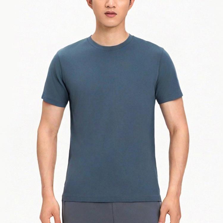 Asics T Shirts Men's Dark Blue Crew Neck Thin 2031F450-400