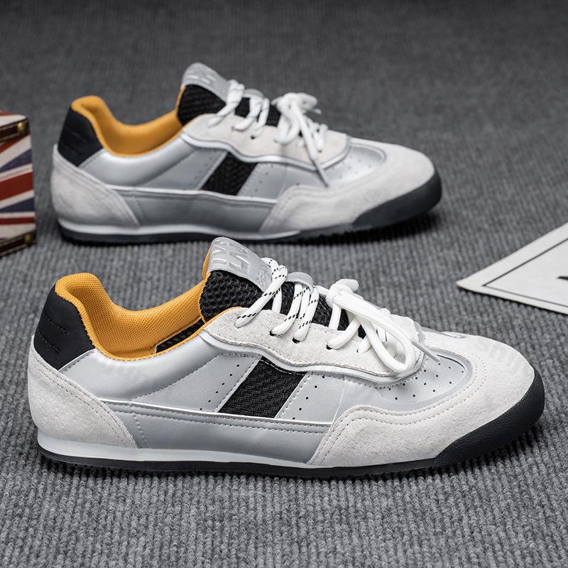 Fashion Mesh Breathable Low Top Casual Sports Shoes for Men 2025 Autumn New Fashiion Trend Versatile Comfortable Non Slip Flat Sneakers