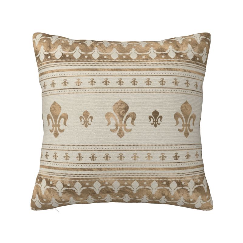 Custom Royal Standard Napoleon France Flag Pillow Case French Empire Coat Of Arms Chair Cushion Cover Square Pillowcase
