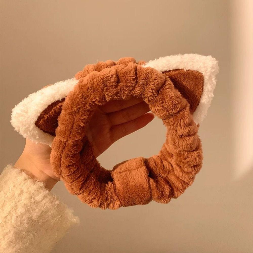 Cute Cartoon Face Washing & Makeup Headband for Women