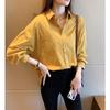 White Shirt Women's 1116 Spring and Autumn New Korean Version Commuter Design Sense Niche Top Light and Ripe Style Long-sleeved Shirt