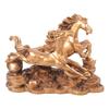 Two Galloping Running Horses Statue Sculpture Animal Statue Collectibles Figurines fengshui Ornament Home Decors