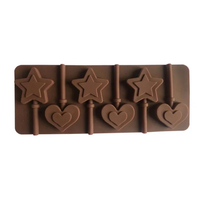 Cake Baking Molds High Temperature Resistant DIY Cookie Mold Christmas Shaped Silicone Chocolate Mold