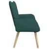 2 Seater Sofa in Dark Green 115 x 61 x 87 cm Fabric