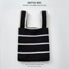 Colorful Knitted Handbags: Women's Fashion Shoulder Bags & Vest Waistcoat Styles