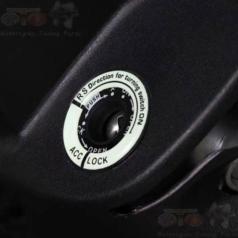 3D Luminous Fluorescent Start Key Ring for Car/Motorcycle