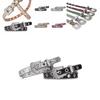 Chic Women's Rhinestone Decorative Buckle Pu Leather Belt Perfect For Y2k Style