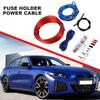 Fuse Holder Power Cable 2000W RCA Power Cable Fuse Kit 8GA Amplifier Installation Wires Car Subwoofer Cable for Car Modification