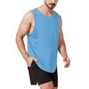 Men Sleeveless Athletic Tank Top Lightweight Breathable Quick Dry Muscle Shirt Crew Neck Sportswear for Training Running Gym Workout