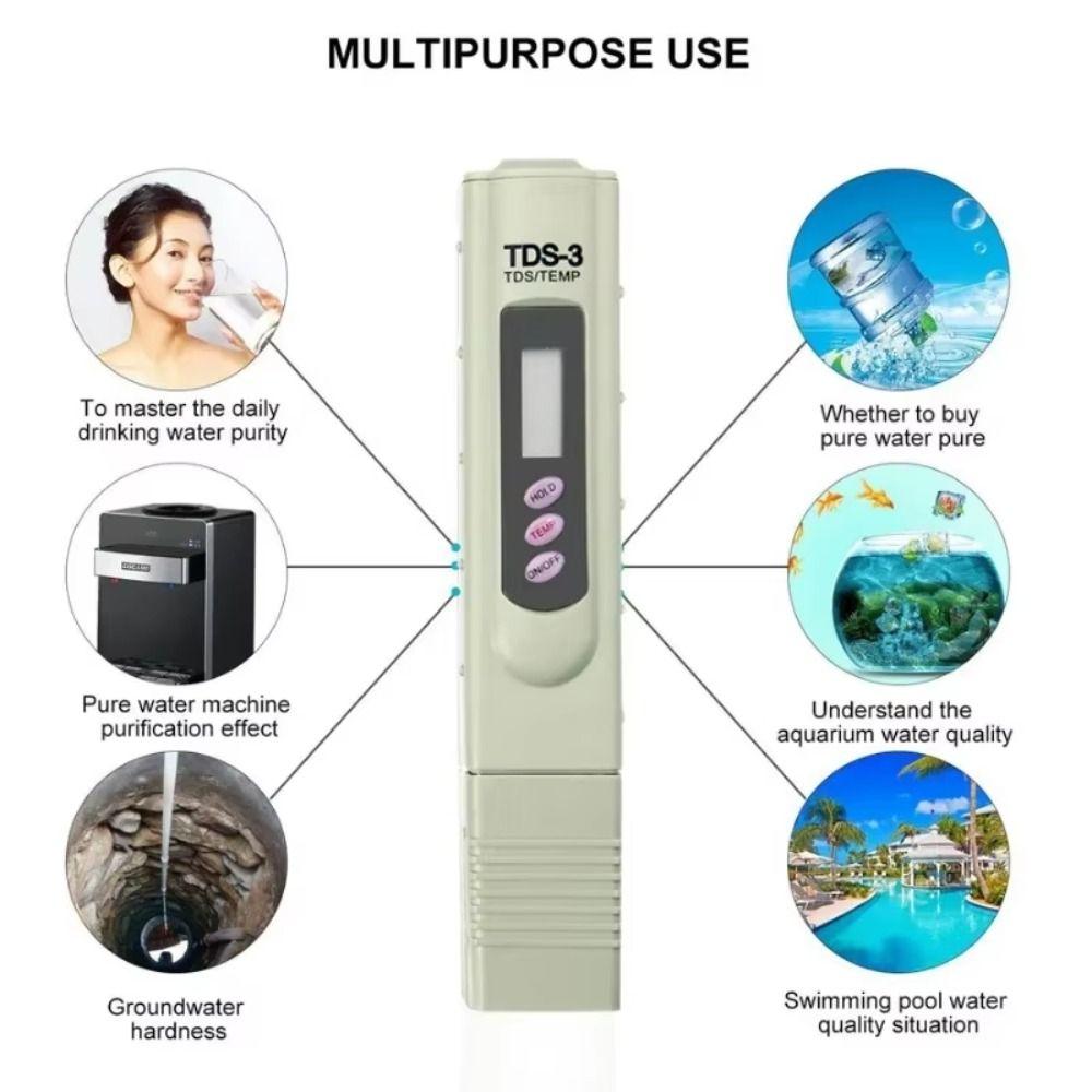 Accurate Measurement Digital Water Quality Meter Water Testing Pen Pool Water Testing